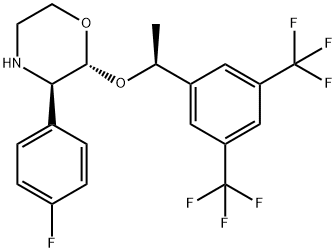 Aprepitant分子式结构图