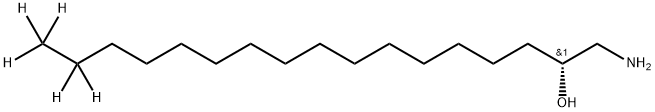 1-DESOXYMETHYLSPHINGANINE-D5 (M17:0);1-DESOXYMETHYLSPHINGANINE-D5分子式结构图