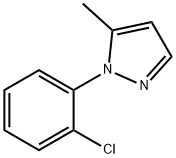 1 - (2 -氯苯基)- 5 -甲基- 1H -吡唑分子式结构图