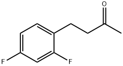 4-(2,4-difluorophenyl)butan-2-one分子式结构图