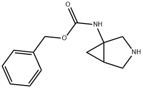 Benzyl 3-azabicyclo[3.1.0]hexan-1-ylcarbamate分子式结构图