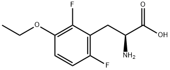 3-乙氧基-2,6-二氟-DL-苯基丙氨酸分子式结构图