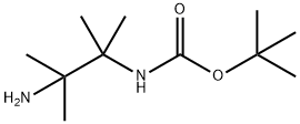 N2-BOC-2,3-二甲基-2,3-丁二胺分子式结构图