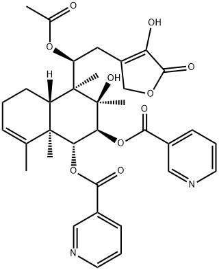 半枝莲碱 X分子式结构图