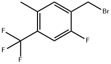 2-氟-5-甲基-4-(三氟甲基)苄基 分子式结构图