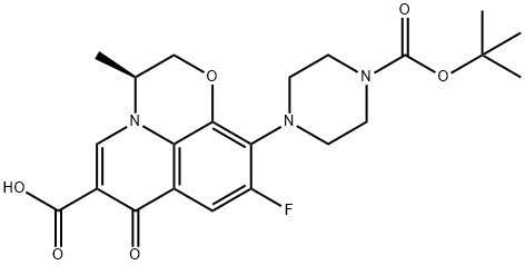 左氧氟沙星杂质M分子式结构图