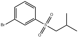 1-BroMo-3-(isobutanesulfonyl)benzene分子式结构图