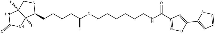 生物素化异恶唑分子式结构图