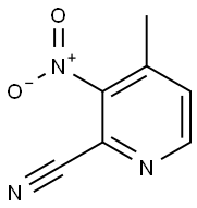 2-氰基-3-硝基-4-甲基吡啶分子式结构图