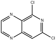 5,7-二氯吡啶并[3,4-B] 吡嗪分子式结构图