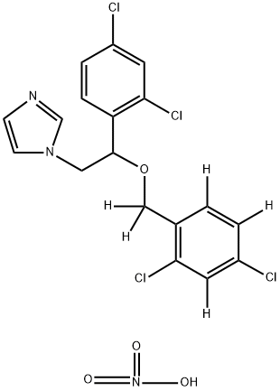 硝酸咪康唑-D5分子式结构图