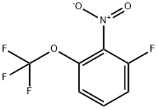 1-Fluoro-2-nitro-3-(trifluoromethoxy)benzene分子式结构图