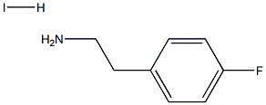 2-(4-氟苯基)乙胺氢碘酸盐分子式结构图