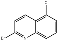 2-溴-5-氯喹啉分子式结构图