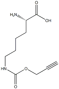 N-Ε-炔丙氧基羰基-L-赖氨酸盐酸盐分子式结构图