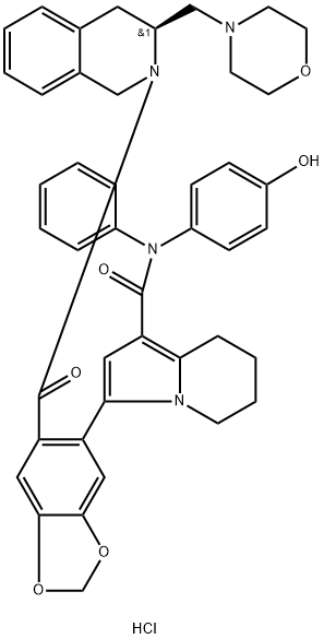 S55746 HYDROCHLORIDE分子式结构图