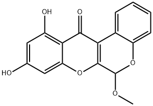 黄细心酮K分子式结构图