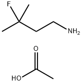 3-氟-3-甲基-1-丁胺盐酸盐分子式结构图