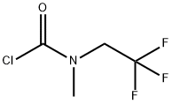 N-甲基-N-(2,2,2-三氟乙基)氨基羰基氯化分子式结构图