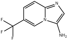 3-氨基-6-三氟甲基咪唑并[1,2-A]吡啶分子式结构图