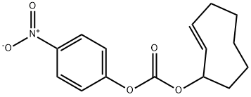 (2E)-反式环辛烯-PNB 酯分子式结构图