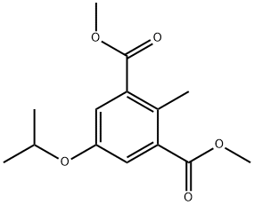 5-isopropoxy-2-methylisophthalic acid dimethyl ester分子式结构图
