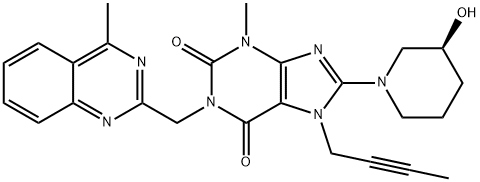 利格列汀杂质分子式结构图