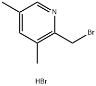 2-(溴甲基)-3,5-二甲基吡啶氢溴酸盐分子式结构图