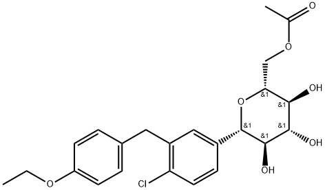 达格列净杂质A分子式结构图