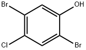 2,5-二溴-4-氯苯酚分子式结构图