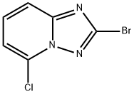 2-溴-5-氯-[1,2,4]三唑并[1,5-A]吡啶分子式结构图