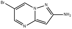 6-溴吡唑并[1,5-A]嘧啶-2-胺分子式结构图