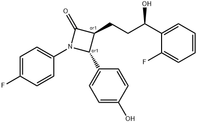 依折麦布氟异构体分子式结构图