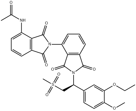 阿普斯特杂质03分子式结构图