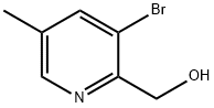 (3-溴-5-甲基吡啶-2-基)甲醇分子式结构图