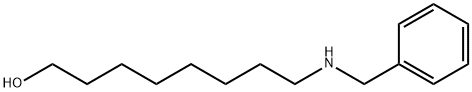 8-苄氨基-1-辛醇分子式结构图