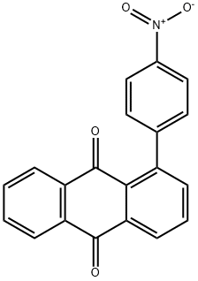 1-(4-Nitrophenyl)-9,10-anthraquinone分子式结构图