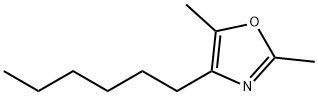 4-Hexyl-2,5-dimethyloxazole分子式结构图