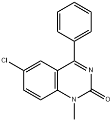 地西泮杂质E分子式结构图