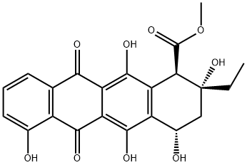 rhodomycinone分子式结构图