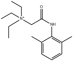 QX-314;LIDOCAINE N-ETHYL BROMIDE;N-(2,6-DIMETHYLPHENYLCARBAMOYLMETHYL)TRIETHYLAMMONIUM BROMIDE分子式结构图