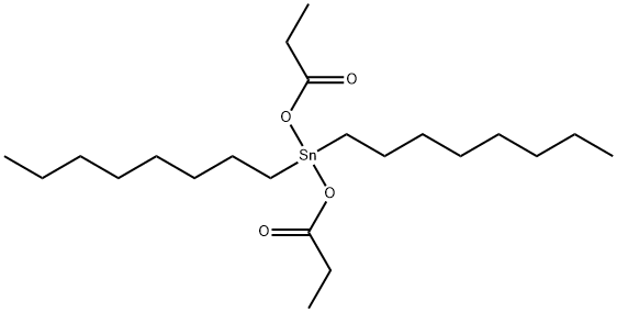 Dipropionic acid dioctyltin(IV) salt分子式结构图