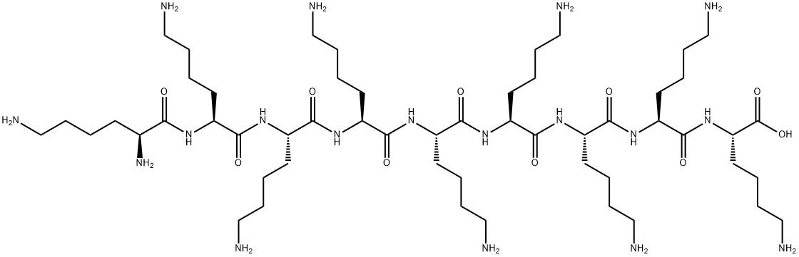 穿膜肽K9分子式结构图