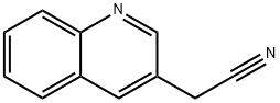 2-(QUINOLIN-3-YL)ACETONITRILE分子式结构图