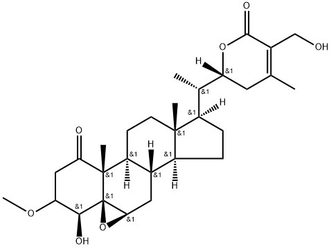 2,3-二氢-3-甲氧基醉茄素A分子式结构图