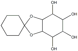 2,3-O-cyclohexylidene-myo-inositol分子式结构图