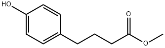 4-Hydroxybenzenebutyric acid methyl ester分子式结构图