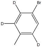 对溴甲苯-D3氘代分子式结构图