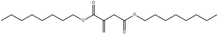 衣康酸二辛酯分子式结构图