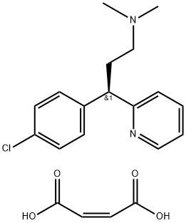 R-(-)-扑尔敏分子式结构图